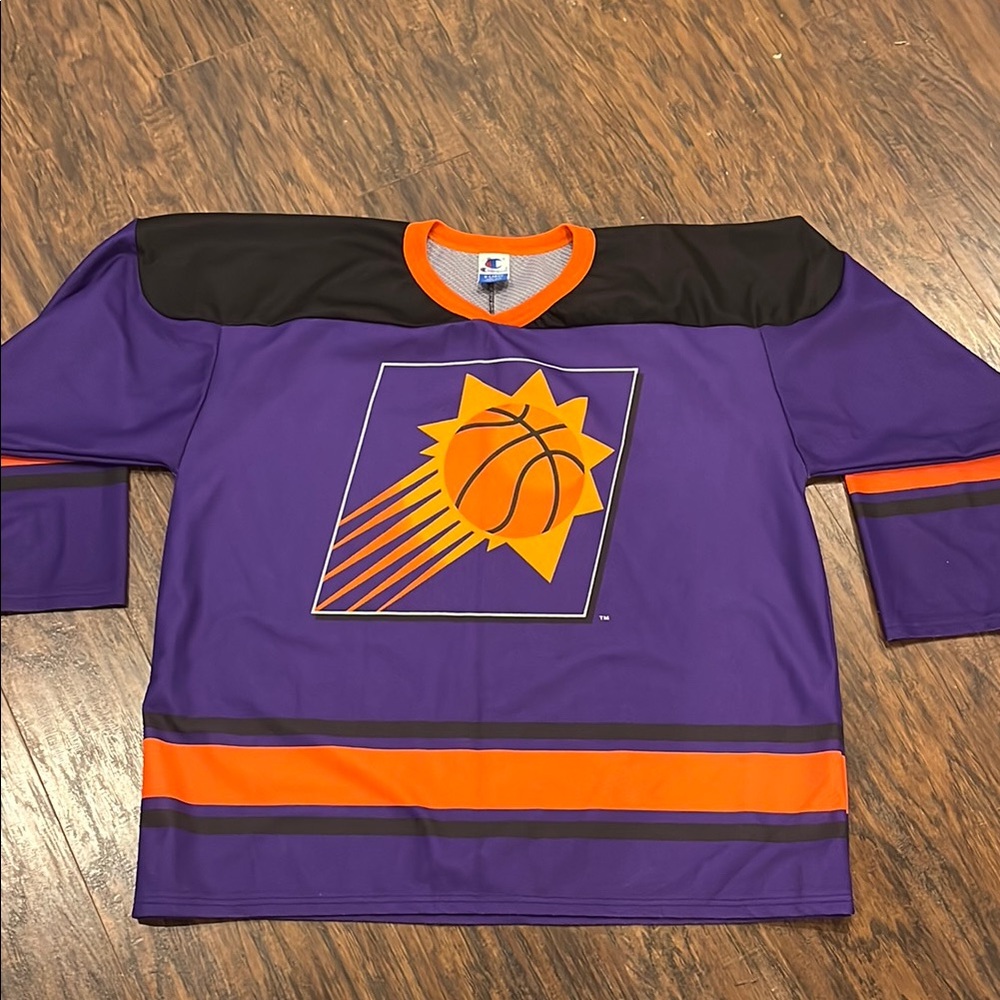 Champion Orange and Purple Athletic Jersey